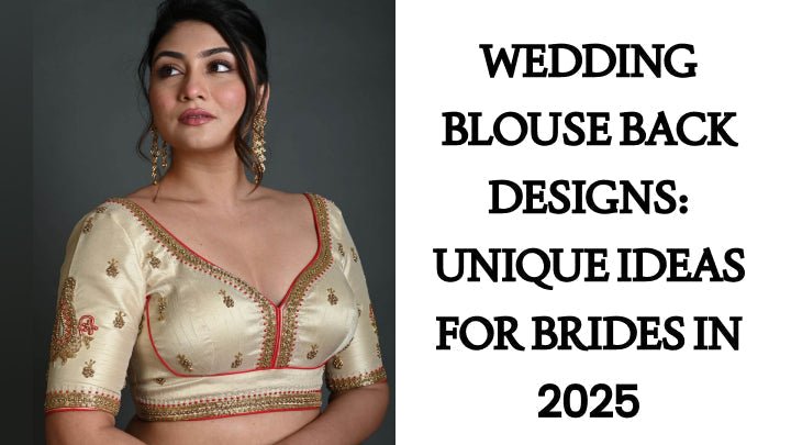 Wedding Blouse Back Designs: Unique Ideas for Brides in 2025 - Anvi Couture