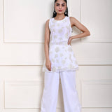 White Kurta set