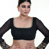 Black Full Sleeves Blouse