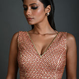 Designer V neck Blouse
