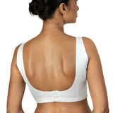 Silver U Neckline Sleeveless Blouse with Back Closer
image-2