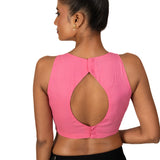 Light Pink Round Neck Line Sleeveless Blouse - image 3