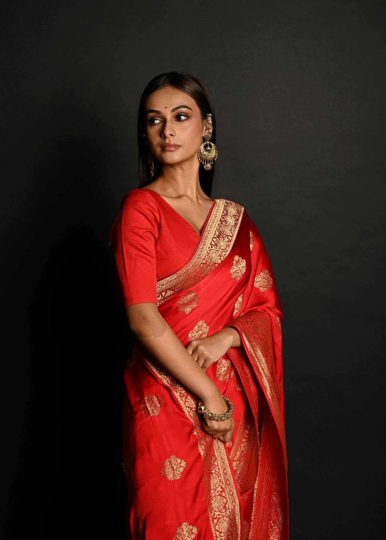 Red Silk Saree