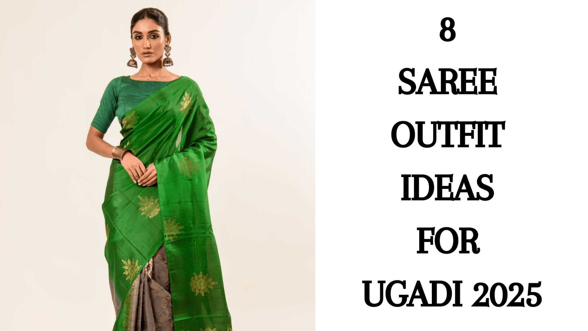 8 Saree Outfit Ideas for Ugadi 2025 - Anvi Couture