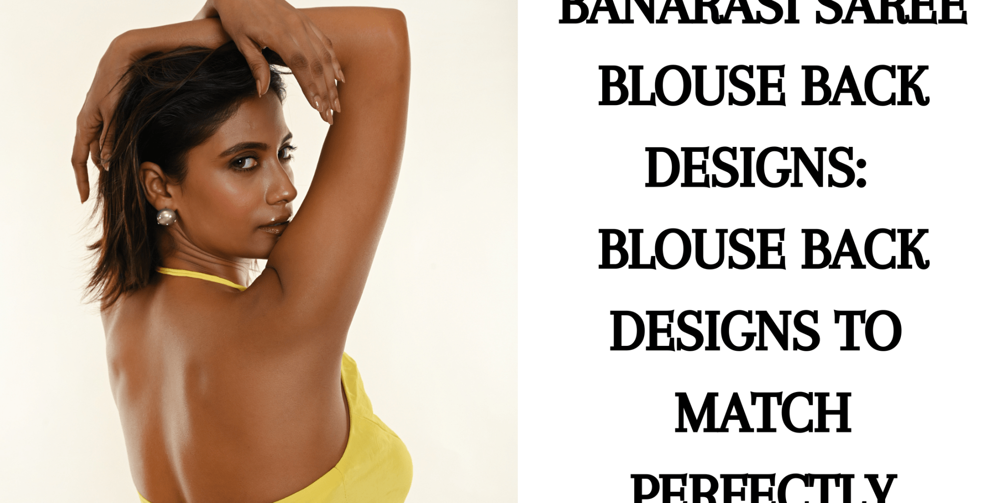 Banarasi Saree Blouse Back Designs Blouse Back Designs to Match Perfectly - Anvi Couture