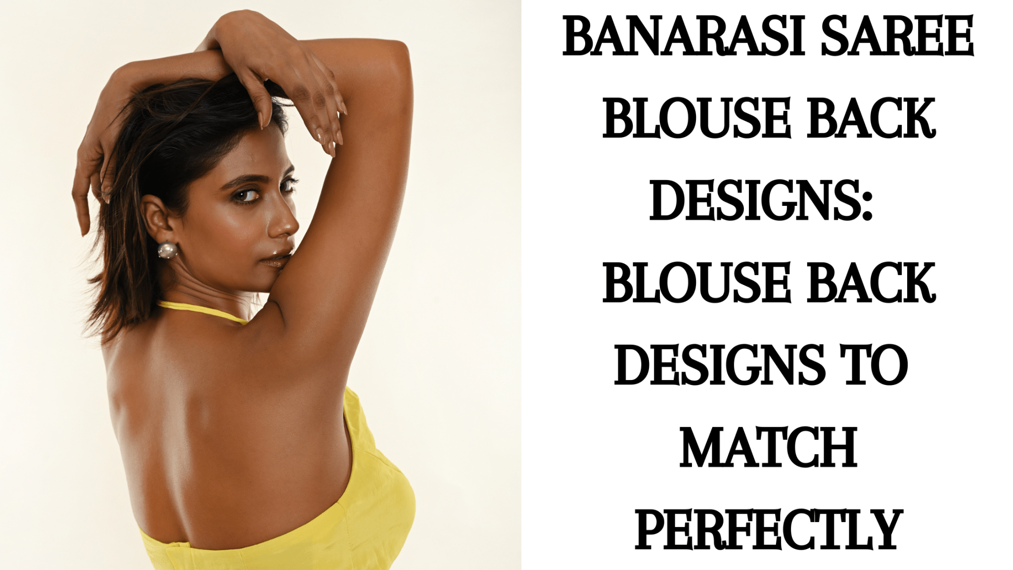 Banarasi Saree Blouse Back Designs Blouse Back Designs to Match Perfectly - Anvi Couture