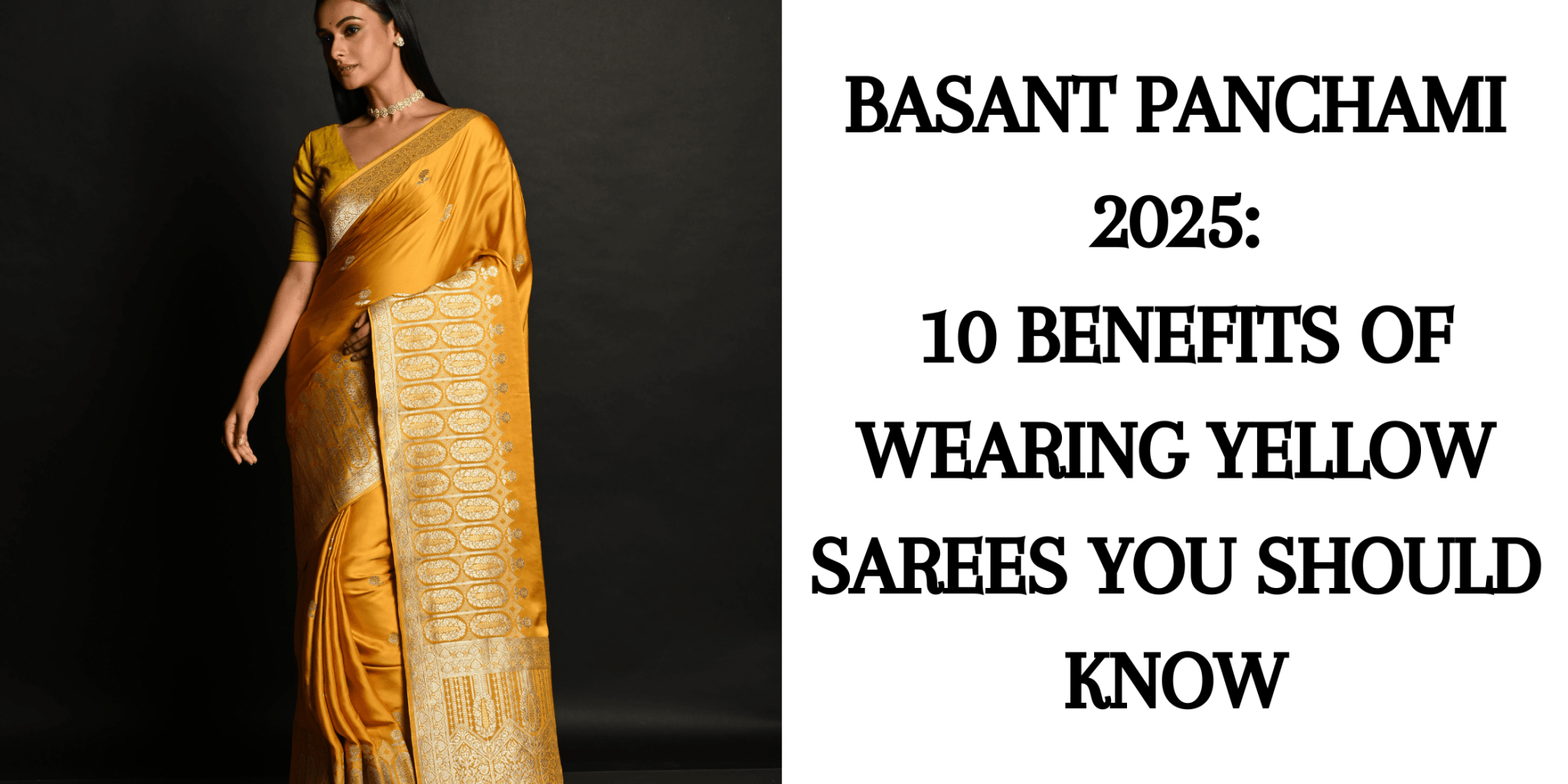 Basant Panchami 2025: 10 Benefits of Wearing Yellow Sarees You Should Know - Anvi Couture