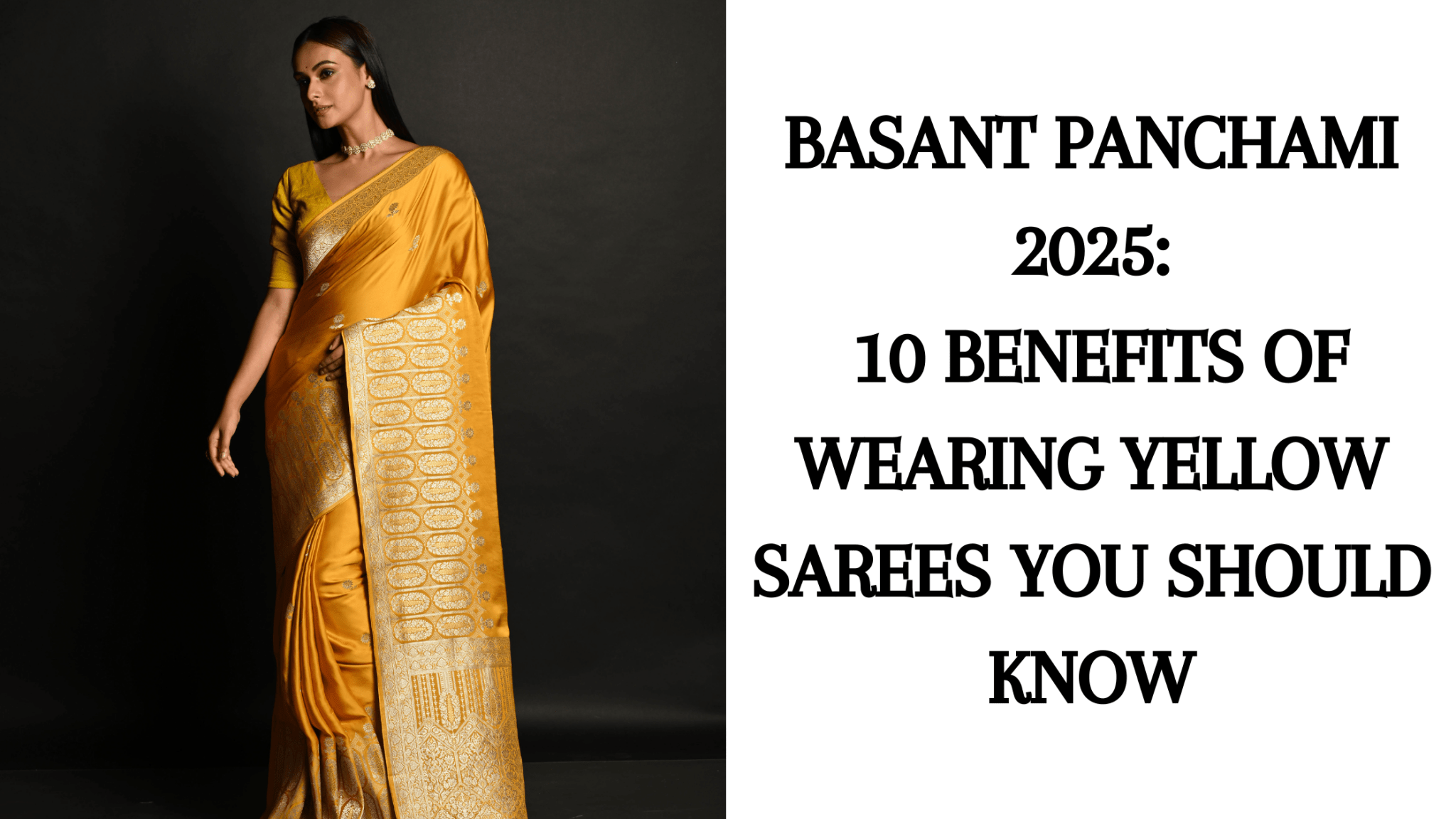 Basant Panchami 2025: 10 Benefits of Wearing Yellow Sarees You Should Know - Anvi Couture