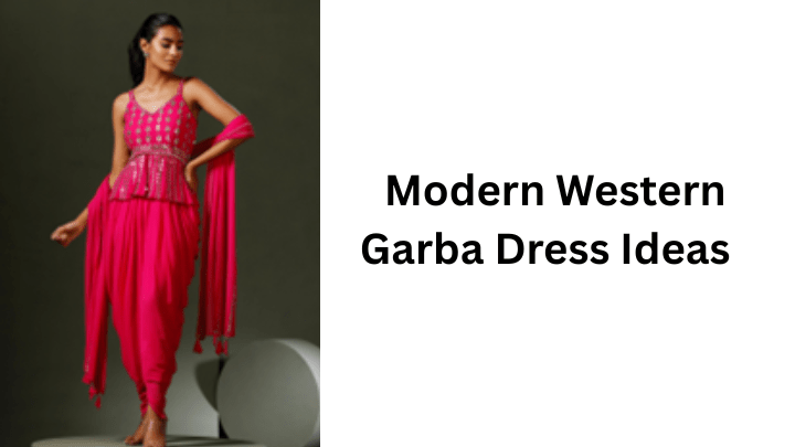Modern Western Garba Dress Ideas - Anvi Couture