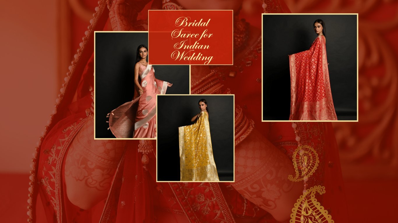 10 Trending Bridal Saree for Indian Wedding You Should Consider to Buy - Anvi Couture