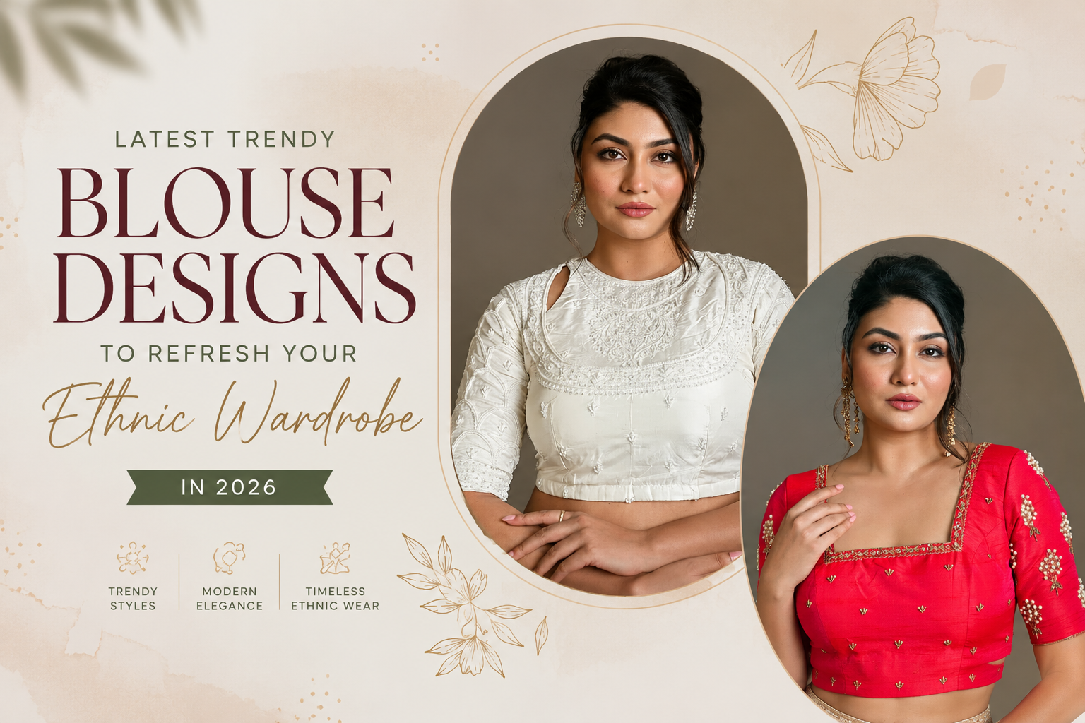Latest Trendy Blouse Designs to Refresh Your Ethnic Wardrobe in 2026