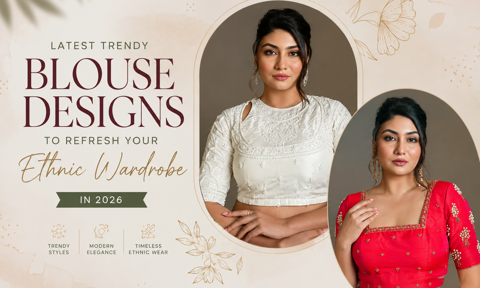 latest trendy blouse designs banner