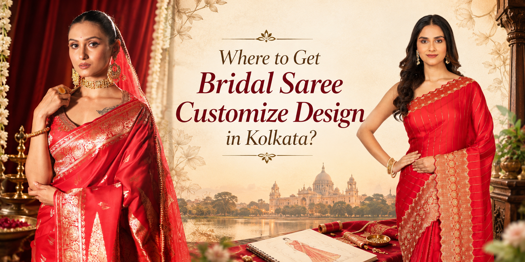 Where to Get Bridal Saree Customize Design in Kolkata?