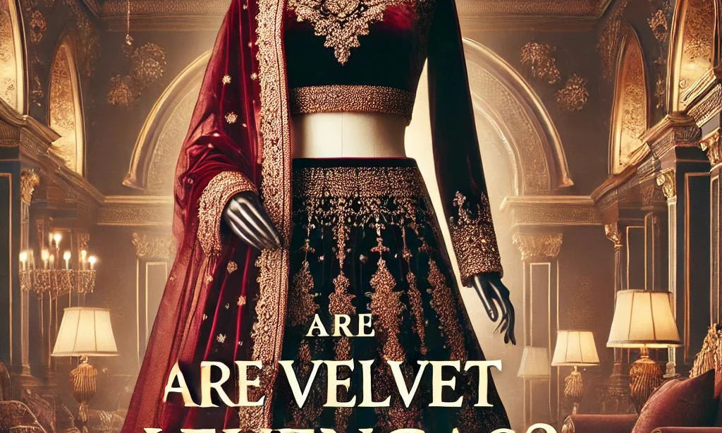Are Velvet Lehengas Still Trending? Yes or No? - Anvi Couture