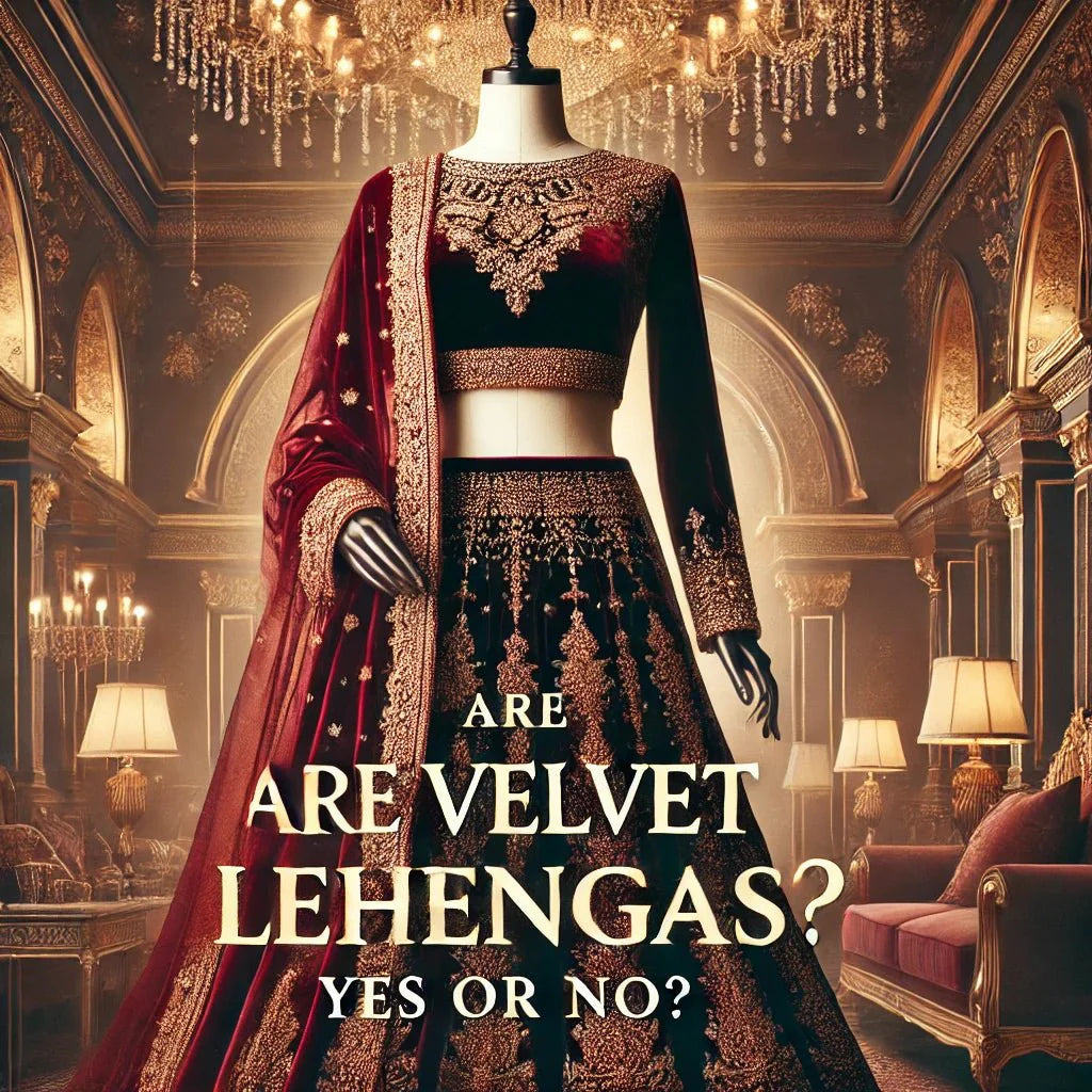 Are Velvet Lehengas Still Trending? Yes or No? - Anvi Couture