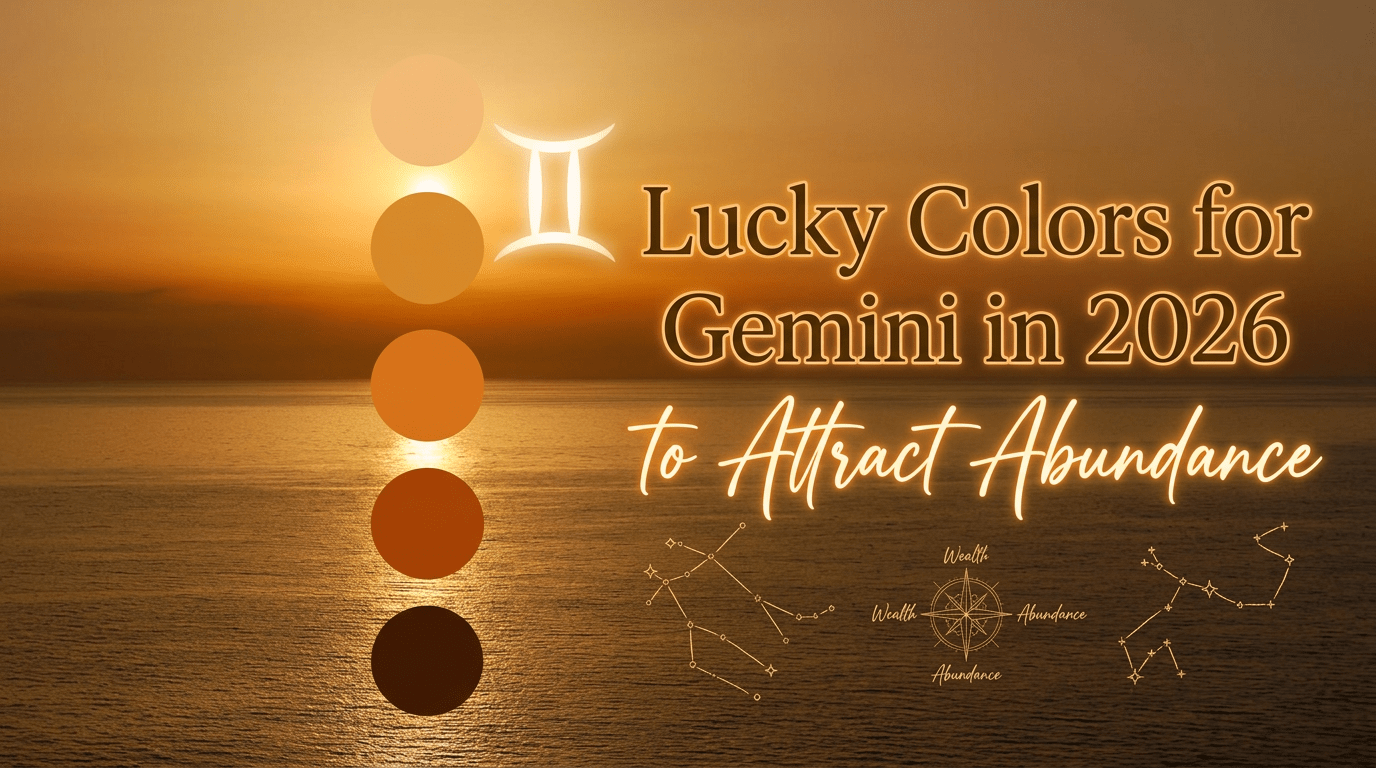 Lucky Colors for Gemini in 2026 to Attract Abundance - Anvi Couture
