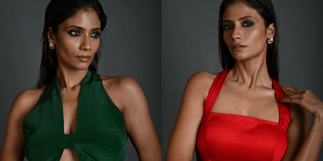 Are Halter Neck Blouses Trending in 2025? Yes or No? - Anvi Couture