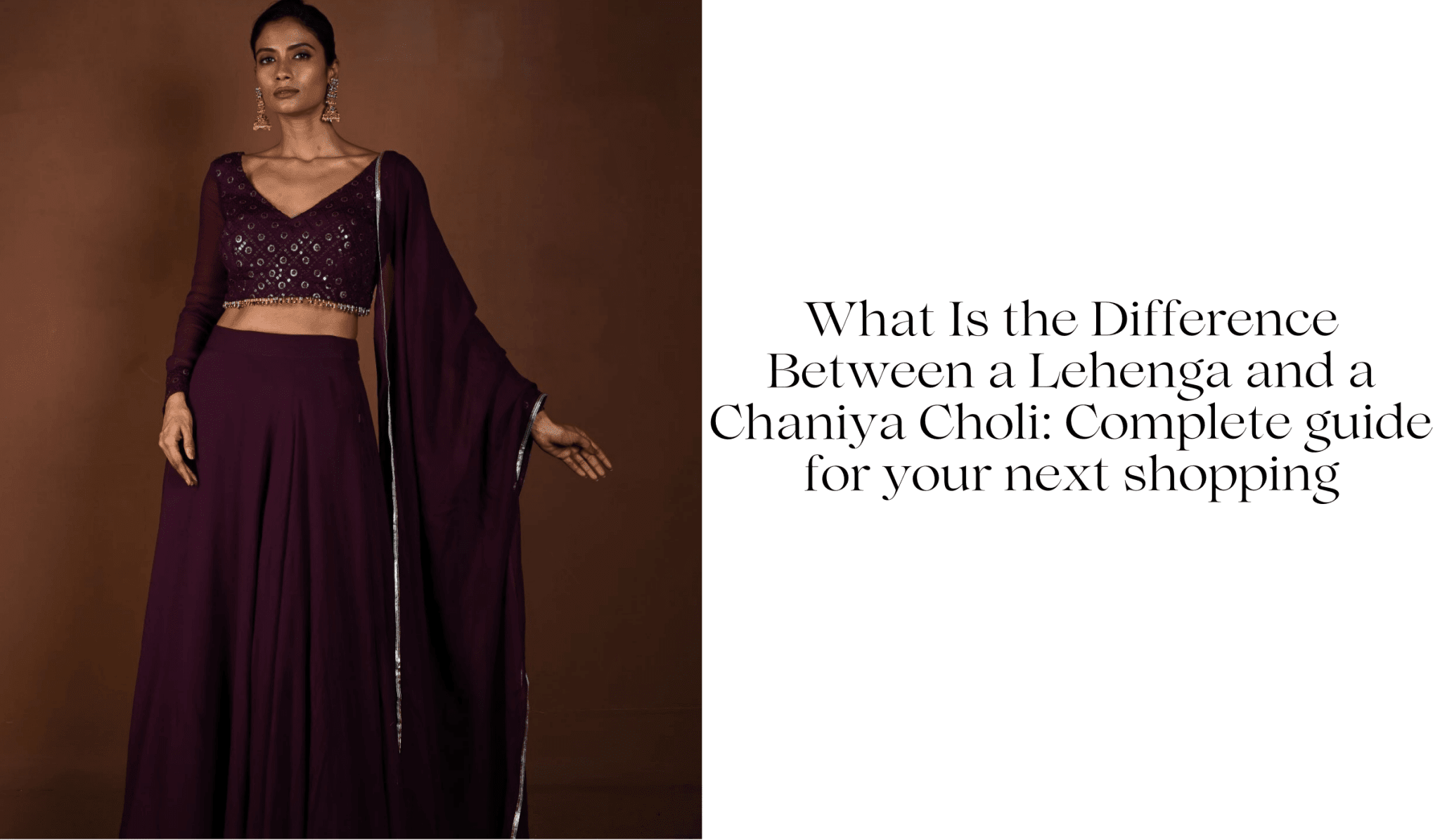 Lehenga vs Chaniya Choli: What’s the Difference? Complete Guide - Anvi Couture