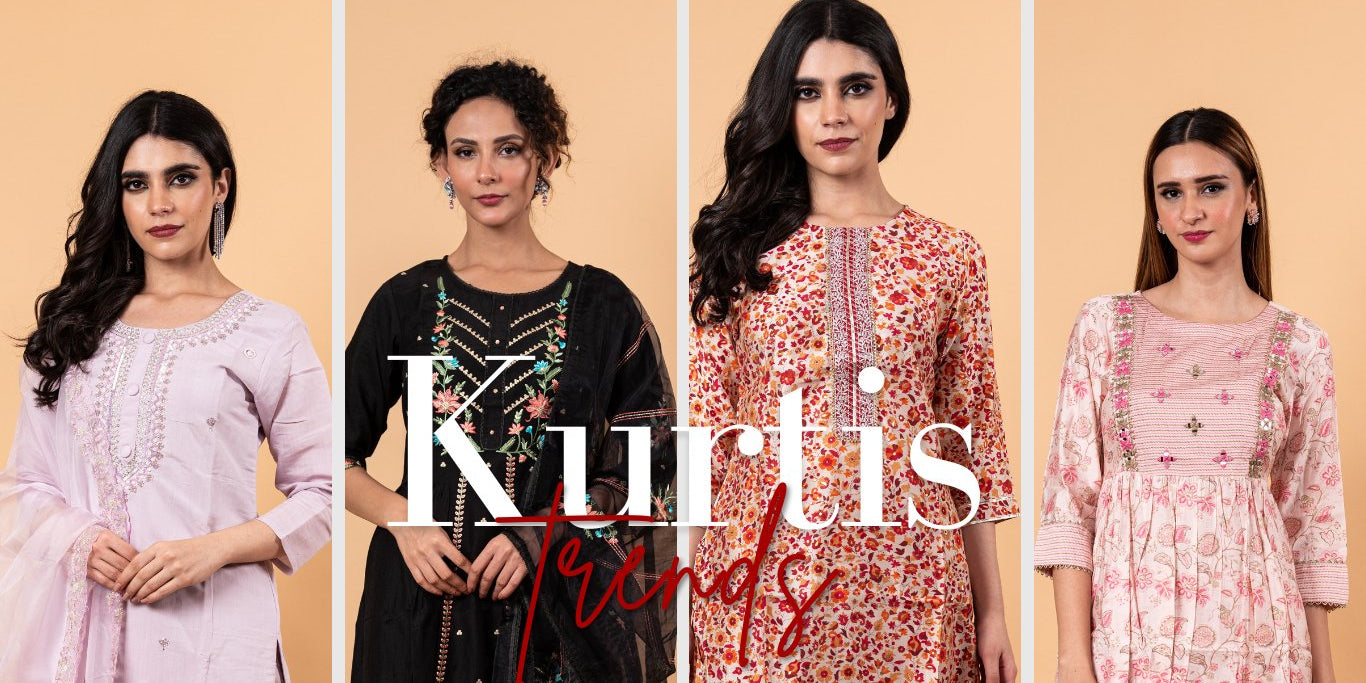 6 Types of Latest Women's Designer Kurtis Trends in 2025 - Anvi Couture
