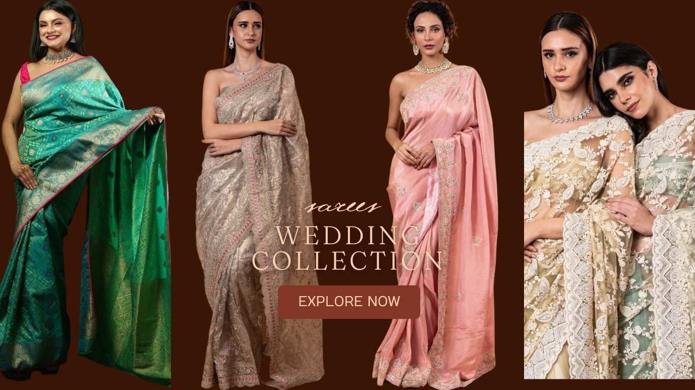 12 Latest Wedding Saree Trends - Anvi Couture