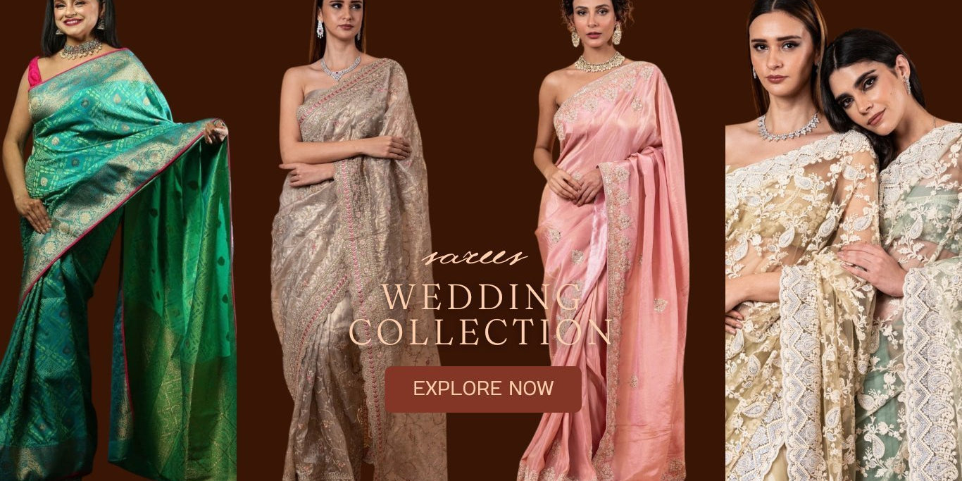 Top 12 Latest Trending Wedding Sarees Collection - Anvi Couture