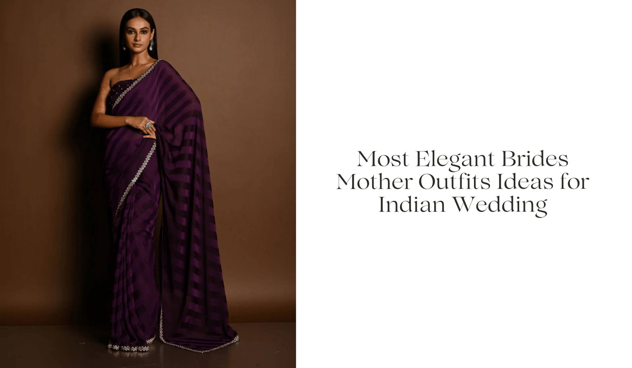 Most Elegant Brides Mother Outfits Ideas for Indian Wedding - Anvi Couture