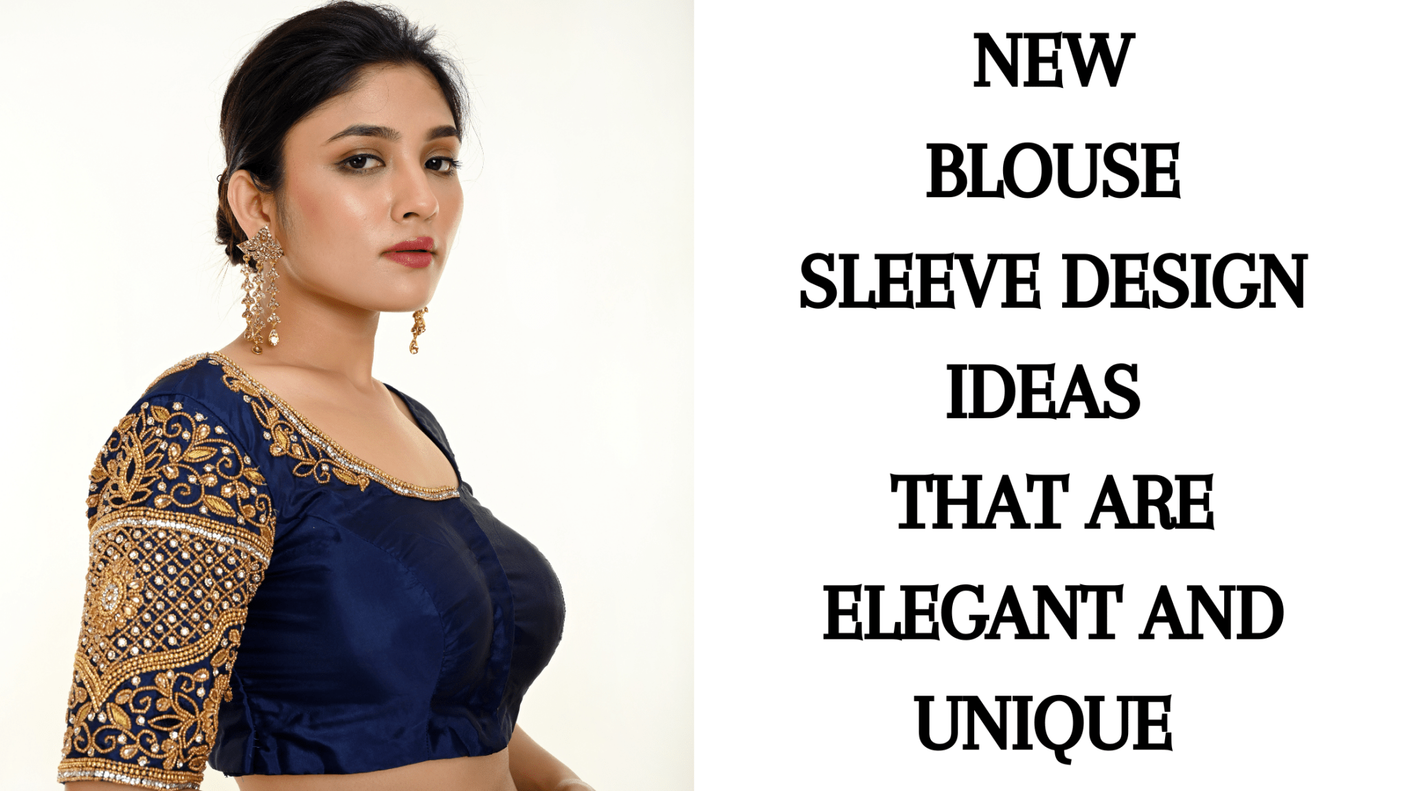 New Blouse Sleeve Design Ideas that are Elegant and Unique - Anvi Couture
