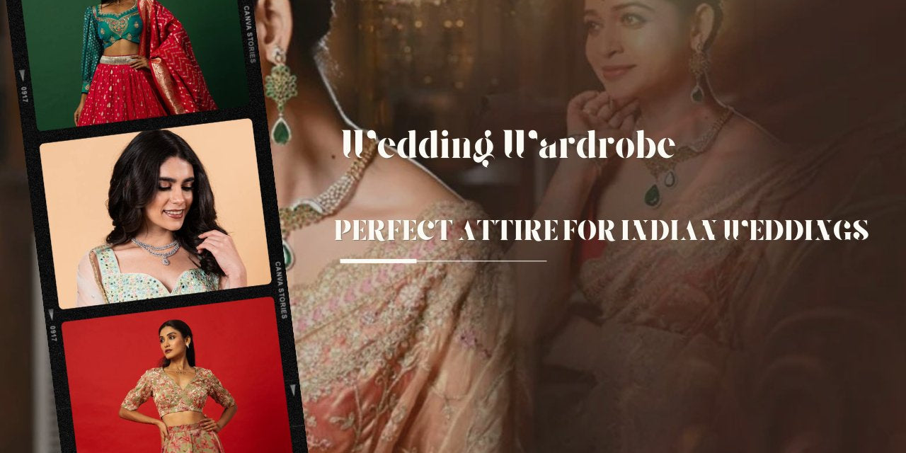 Indian Wedding Wardrobe: Choosing the Perfect Attire for Indian Weddings - Anvi Couture