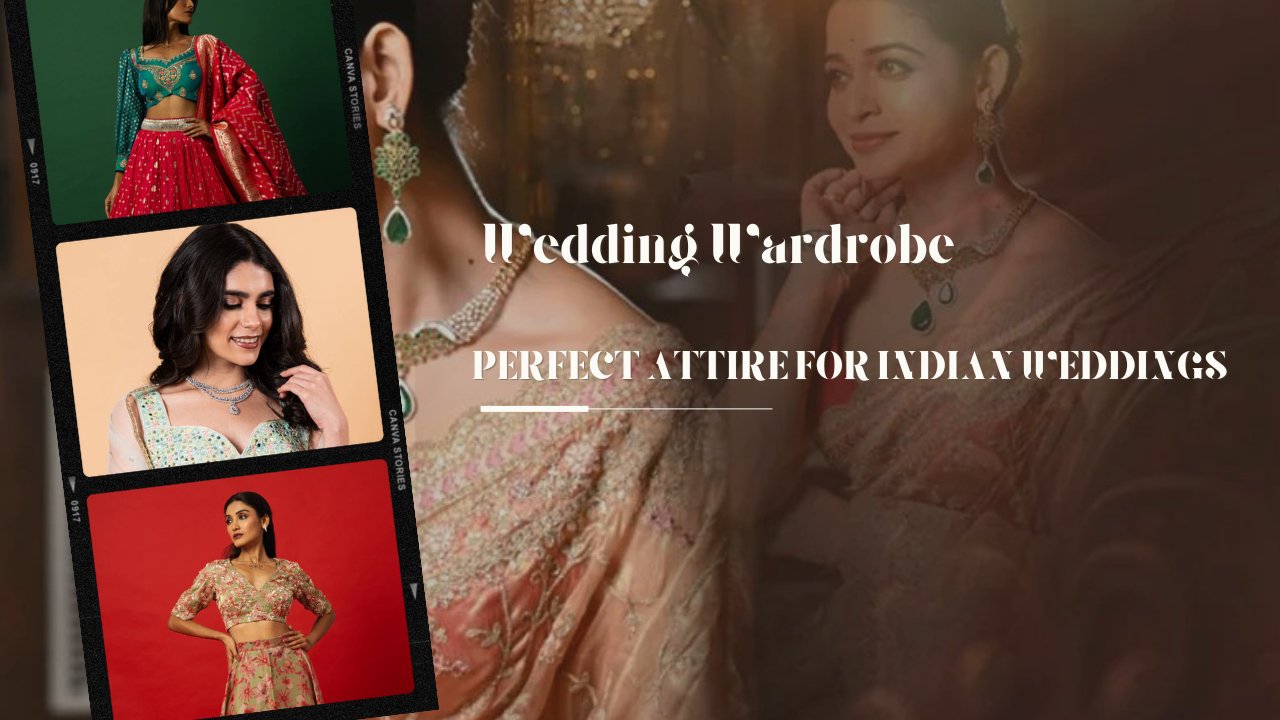 Indian Wedding Wardrobe: Choosing the Perfect Attire for Indian Weddings - Anvi Couture