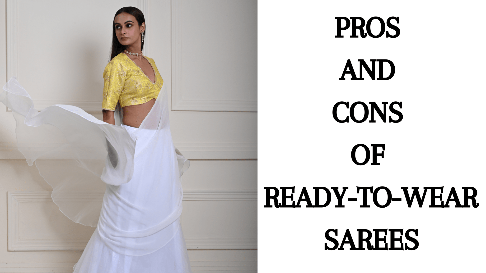 Pros and Cons of Ready-to-Wear Sarees - Anvi Couture