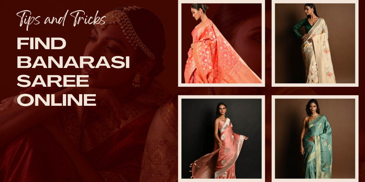 Find Your Best Banarasi Saree Online: Tips and Tricks - Anvi Couture