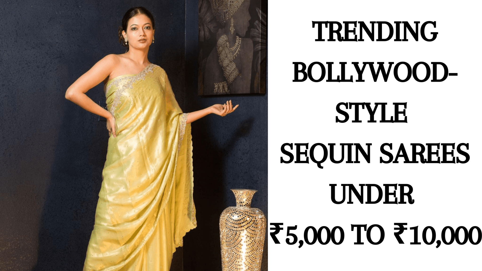Trending Bollywood-Style Sequin Sarees Under ₹5,000 to ₹10,000 - Anvi Couture
