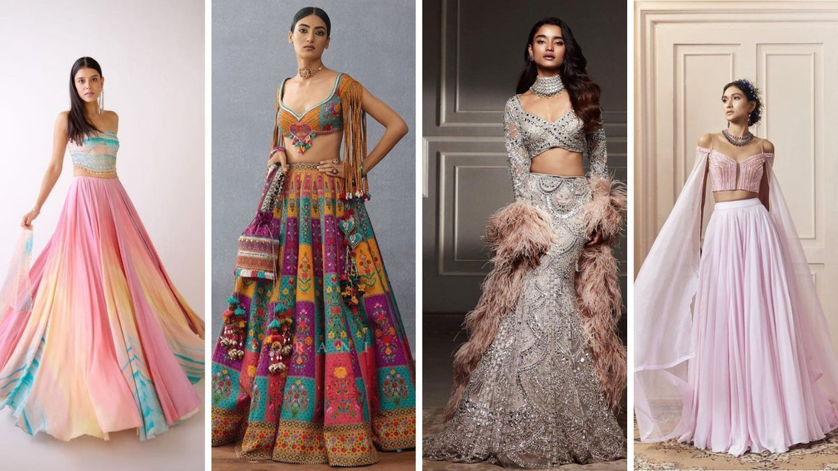 12 Trending Lehenga Designs for Wedding Functions: Styles & Styling Guide - Anvi Couture