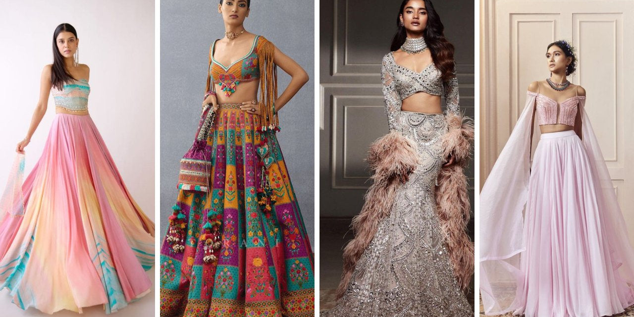 12 Trending Lehengas to Look Stunning for Your Wedding Functions - Anvi Couture