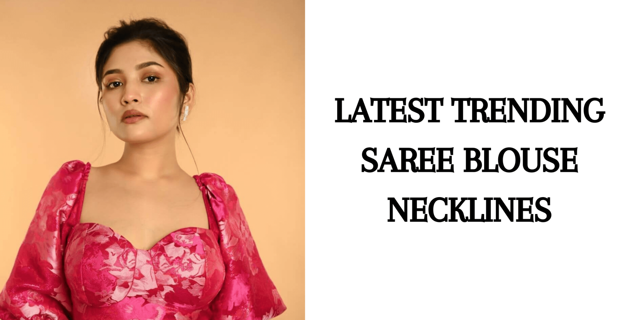 Latest Trending Saree Blouse Necklines - Anvi Couture