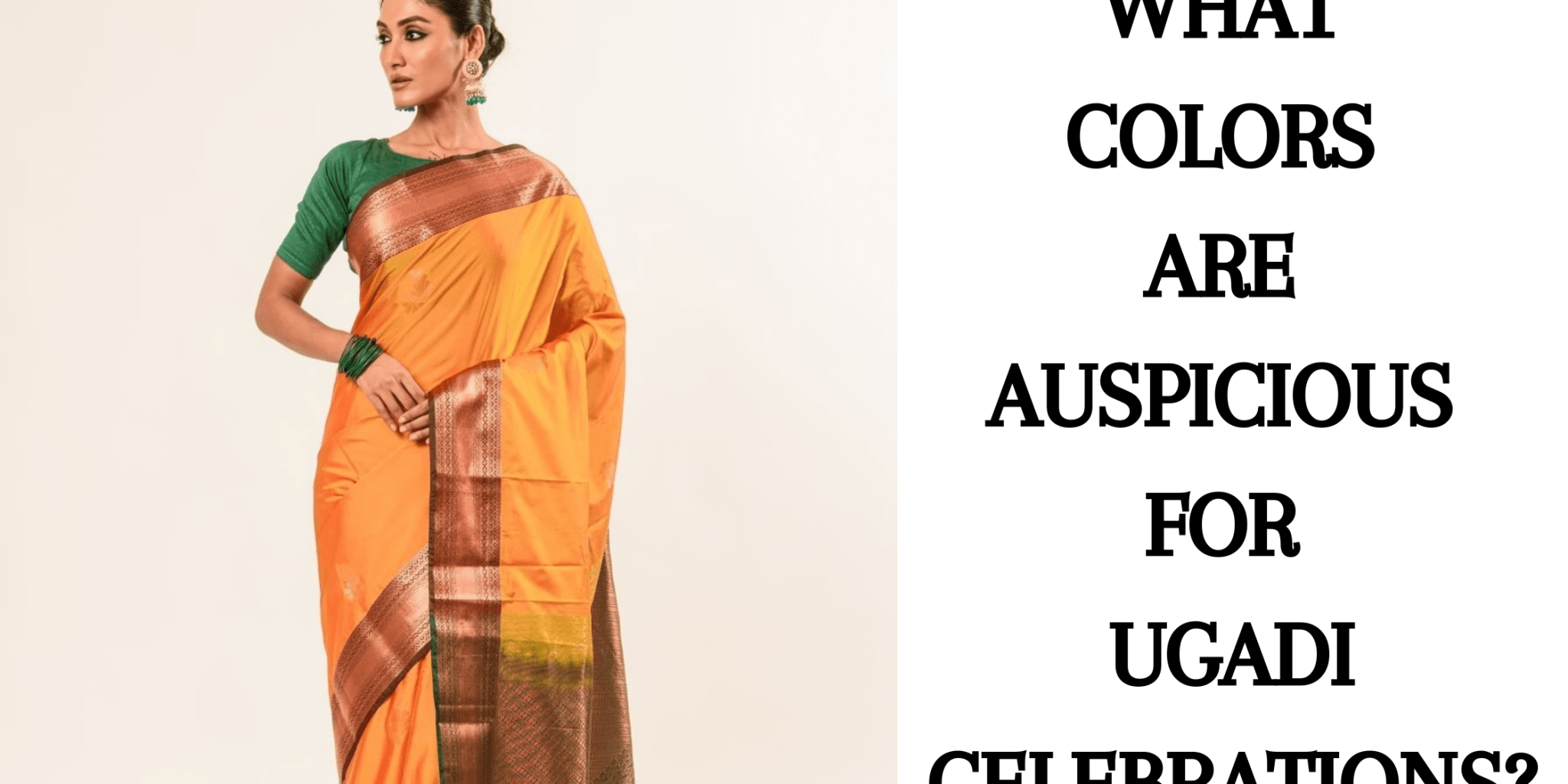 What Colors are Auspicious for Ugadi Celebrations? - Anvi Couture