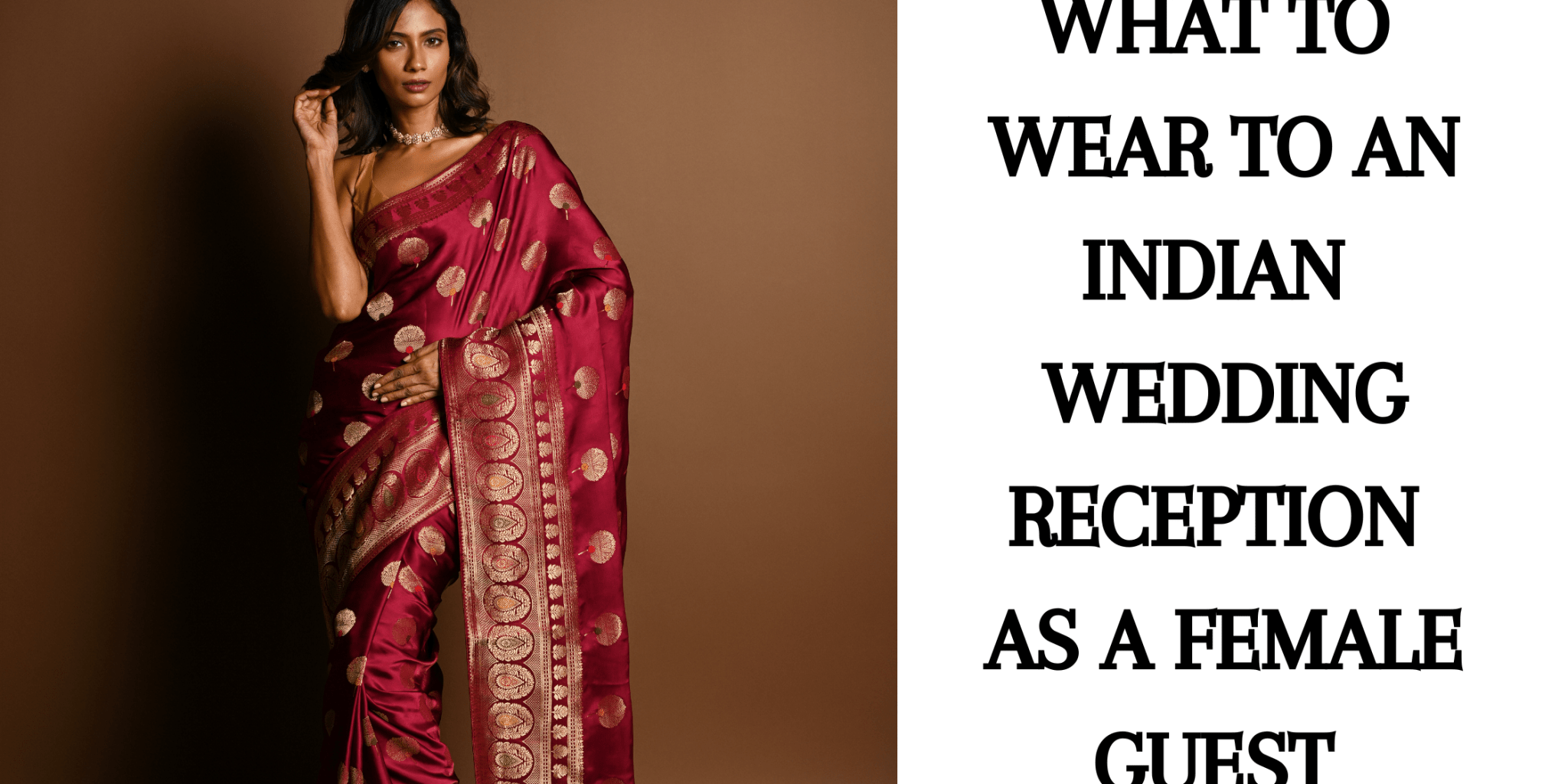 What to Wear to an Indian Wedding Reception as a Female Guest - Anvi Couture