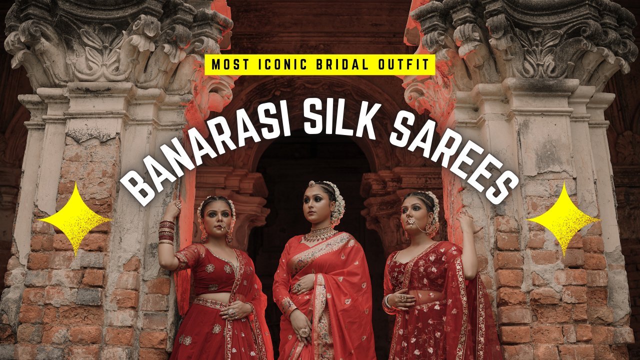 Why Red Banarasi Silk Sarees Are the Most Iconic Bridal Outfit - Anvi Couture