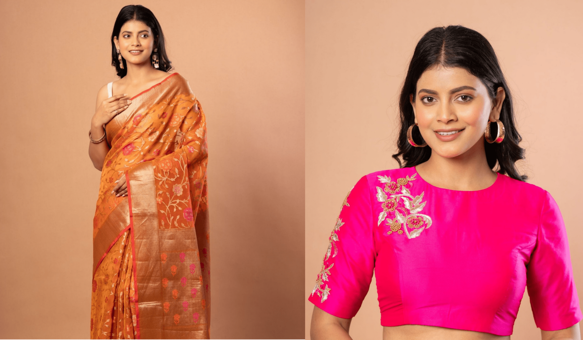 How Can You Style a Black Saree with Black Blouse for a Classic Look? - Anvi Couture
