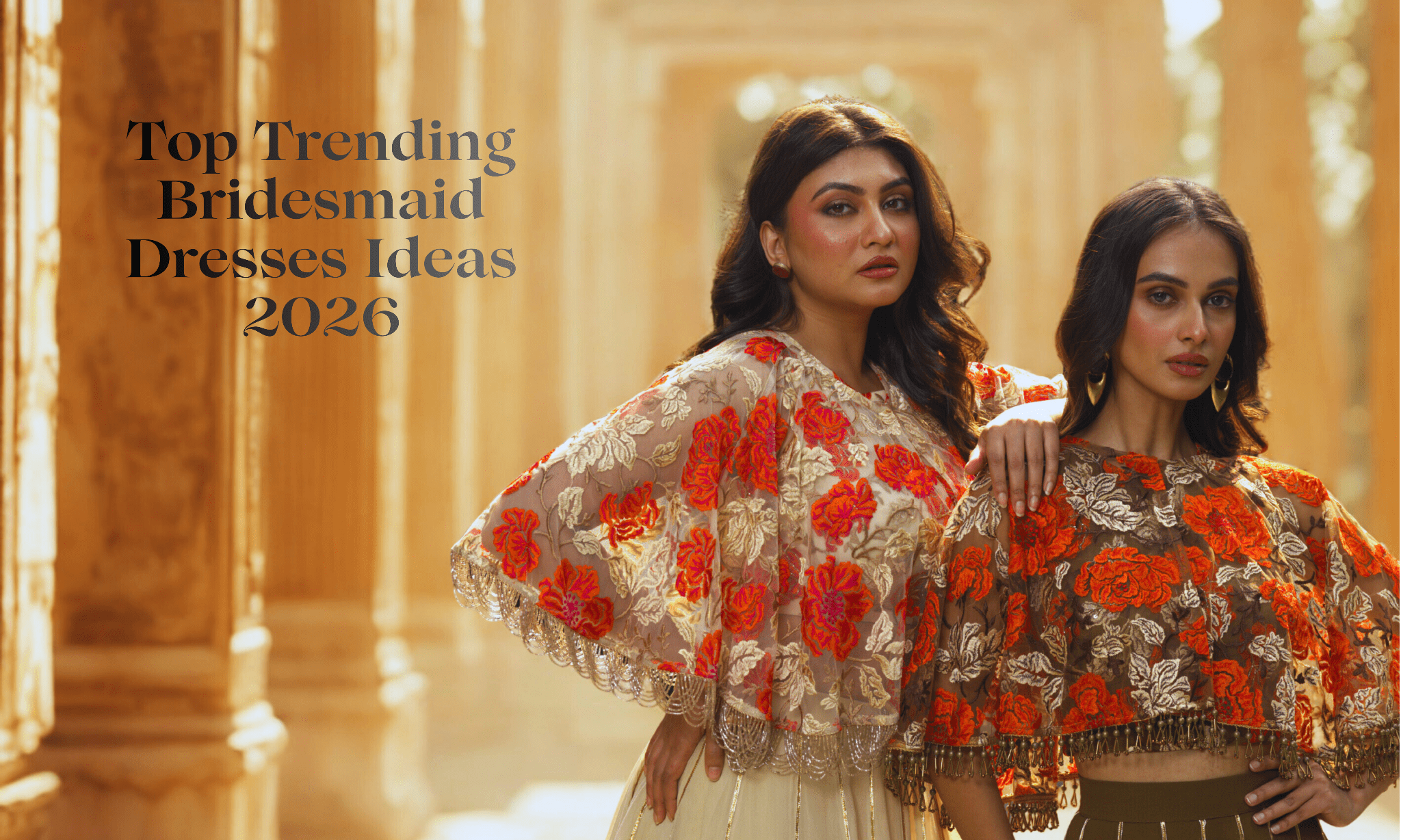 Top Trending Bridesmaid Dresses Ideas 2026 - Anvi Couture