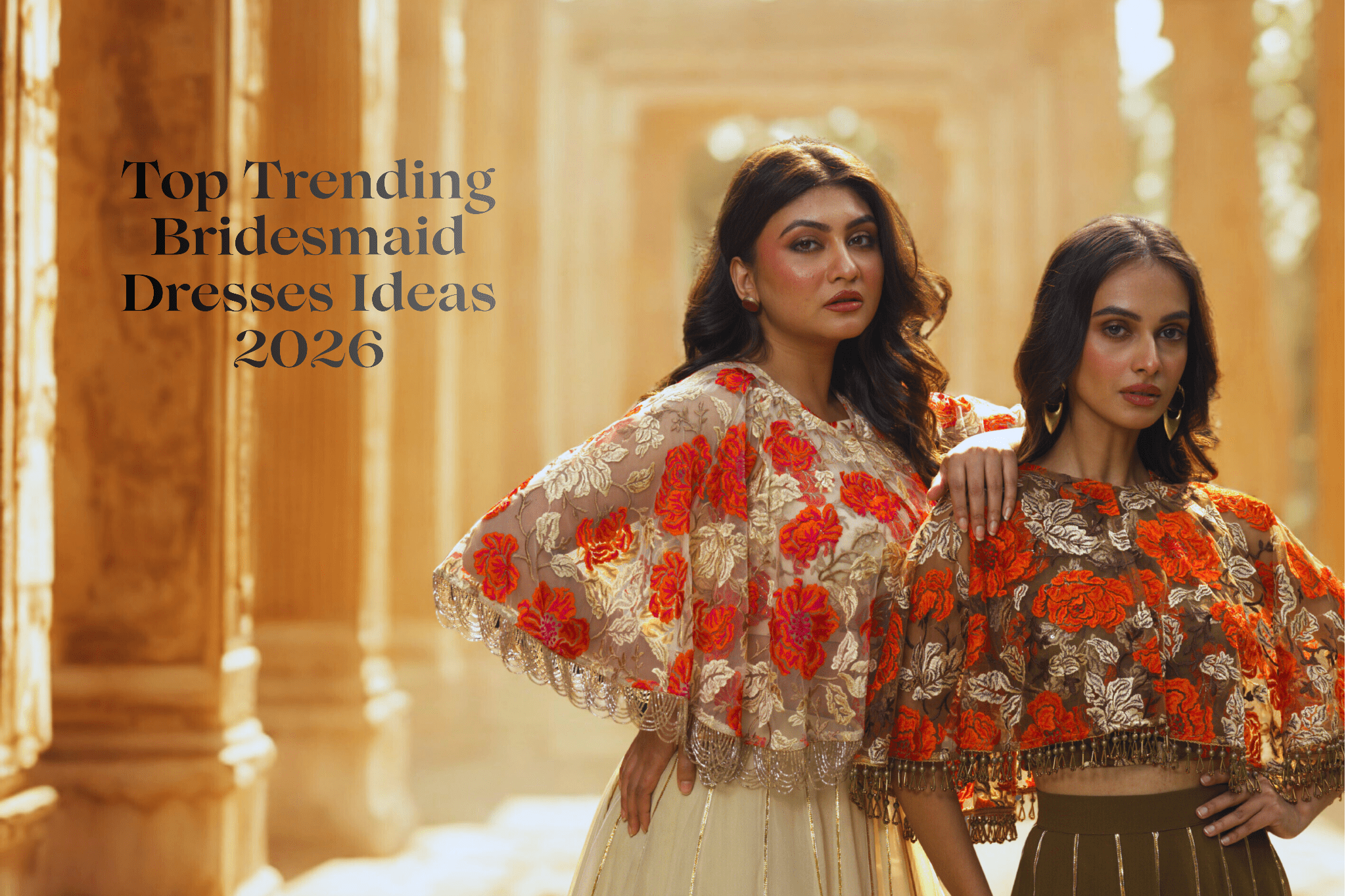 Top Trending Bridesmaid Dresses Ideas 2026 - Anvi Couture