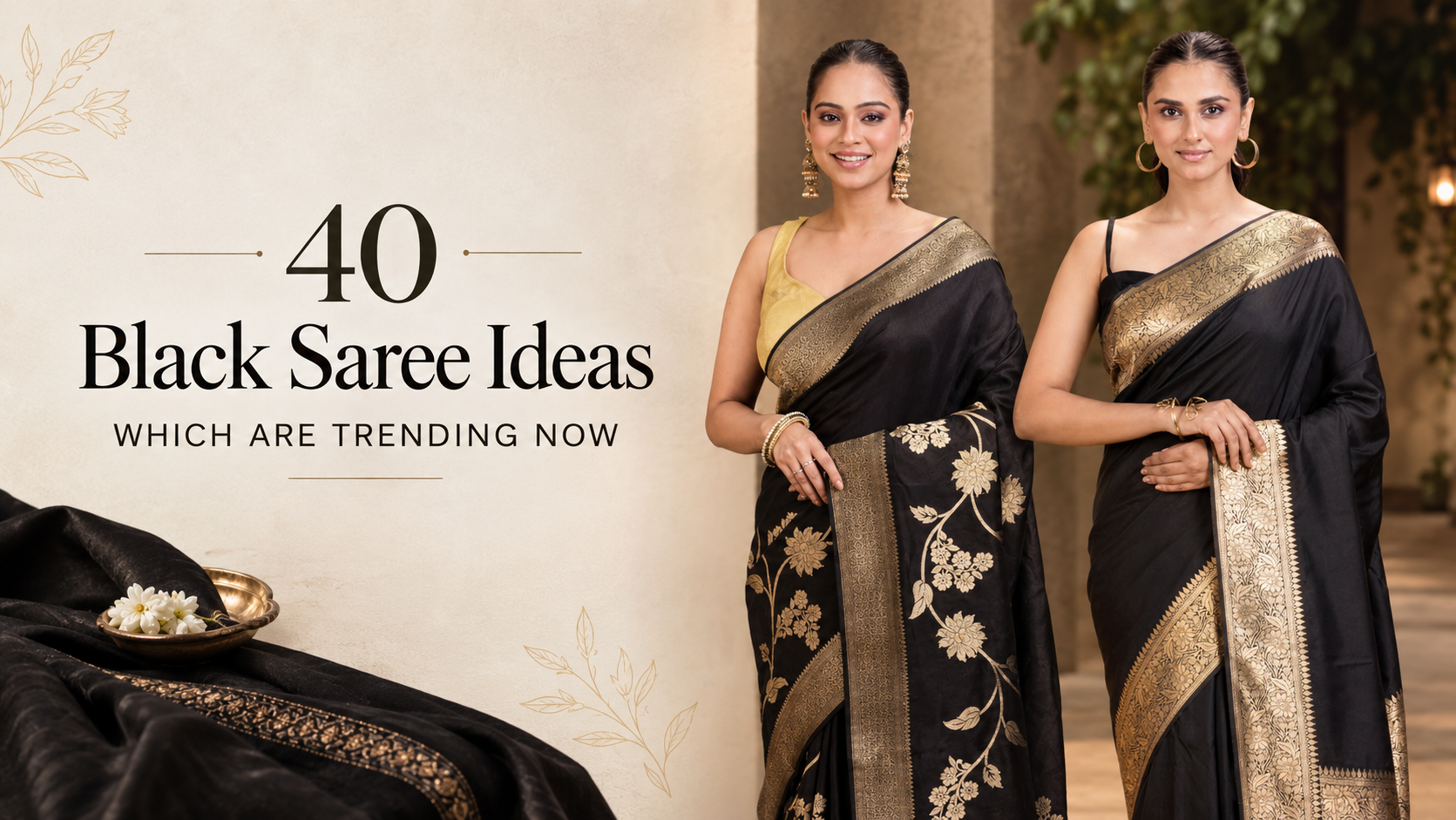40 Black Saree Ideas Which Are Trending Now