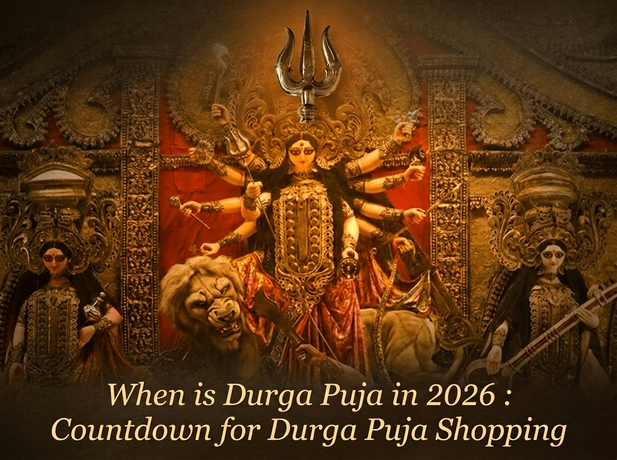 When is Durga Puja in 2026 : Countdown for Durga Puja Shopping - Anvi Couture