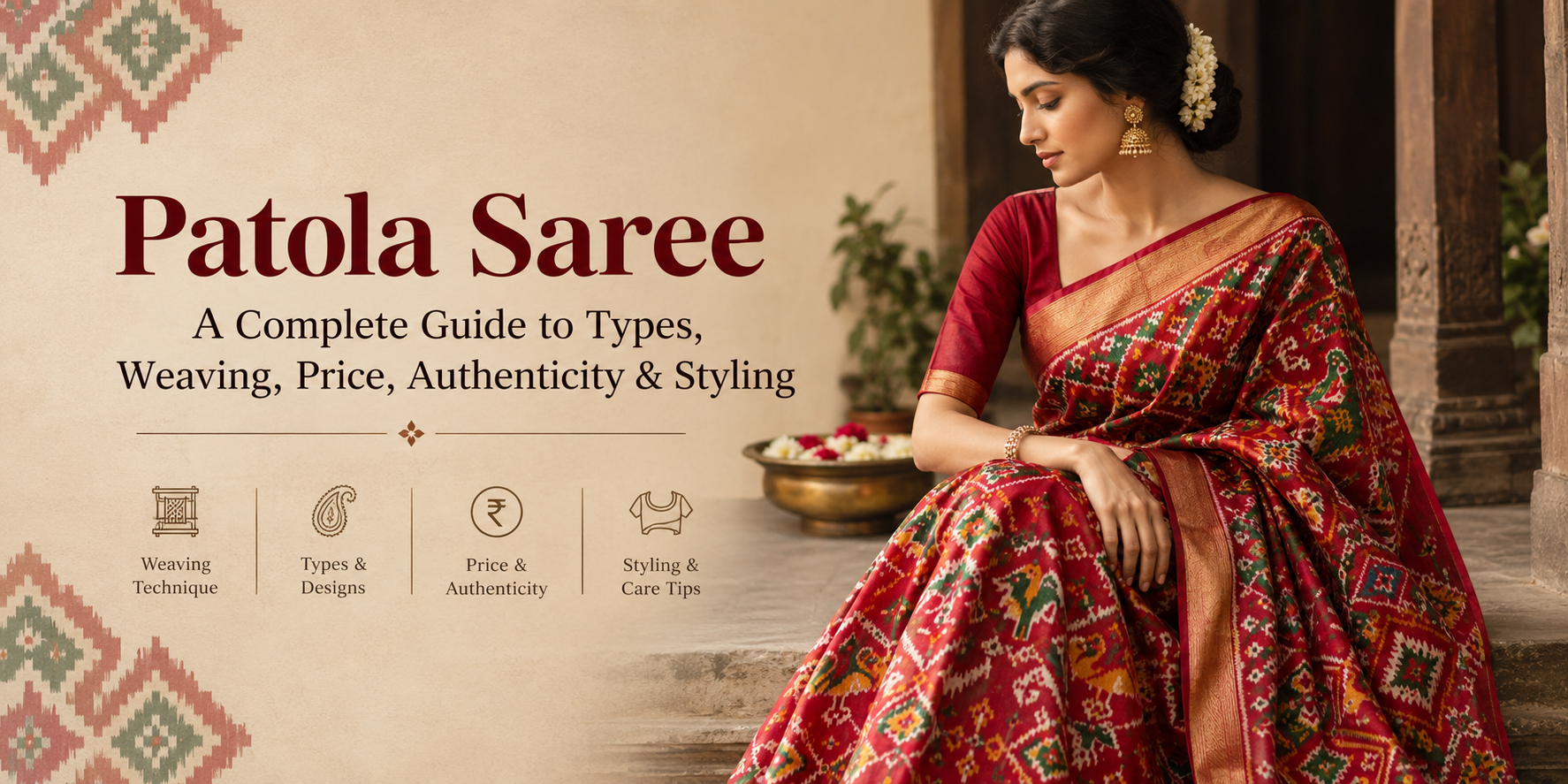 Patola Saree: A Complete Guide to Types, Weaving, Price, Authenticity & Styling