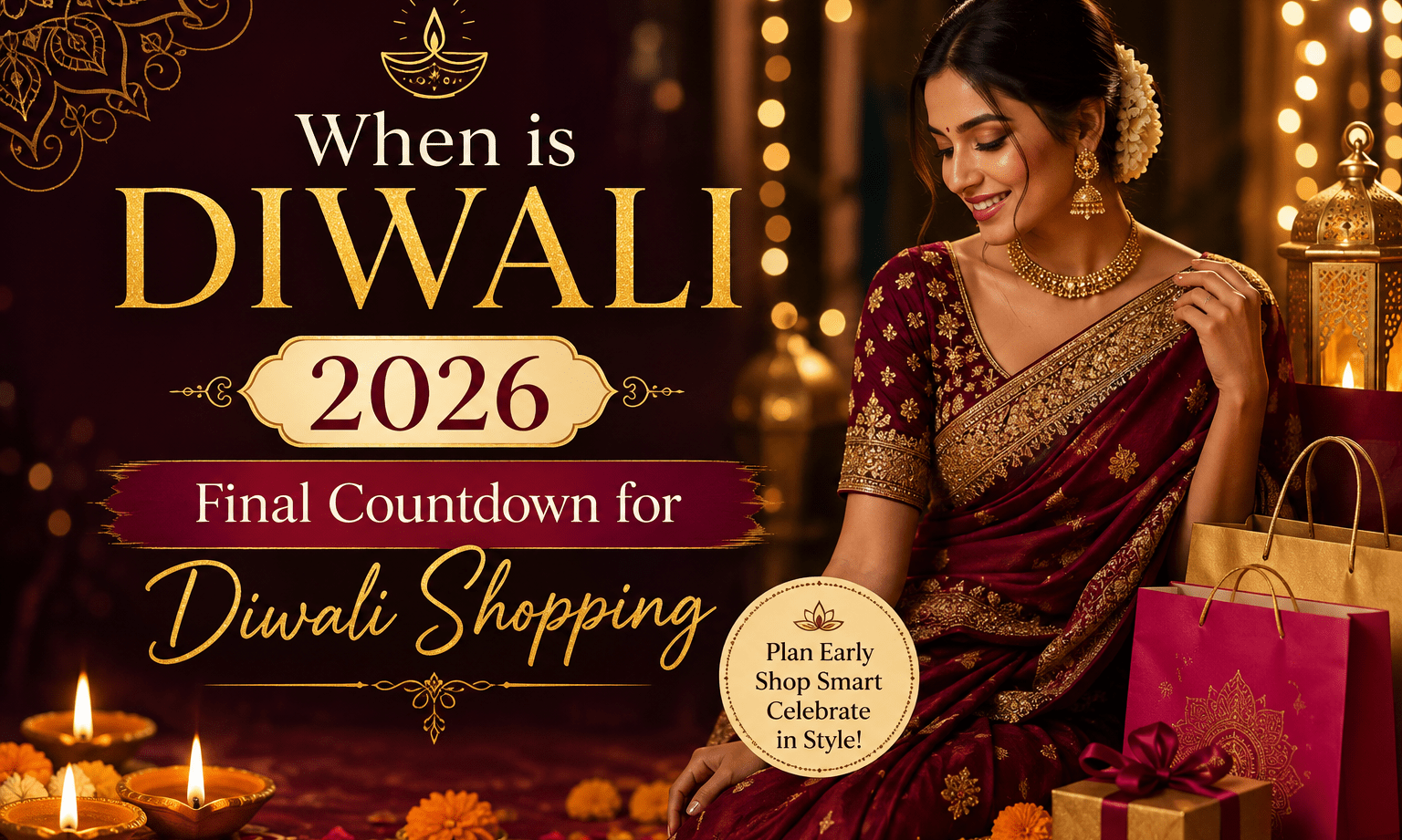 When is Diwali 2026 Final Countdown for Diwali Shopping - Anvi Couture