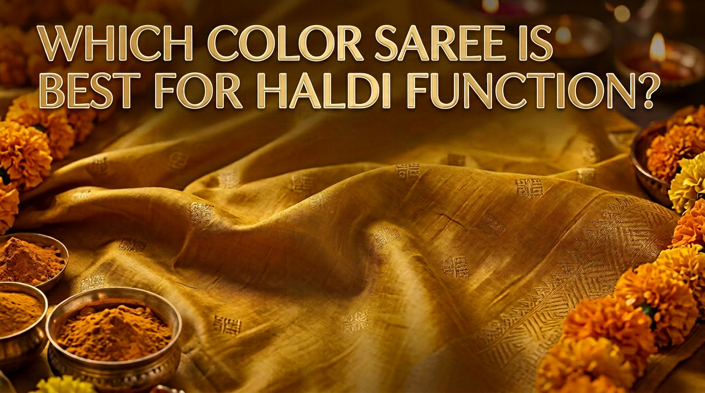 Which Color Saree Is Best For Haldi Function?