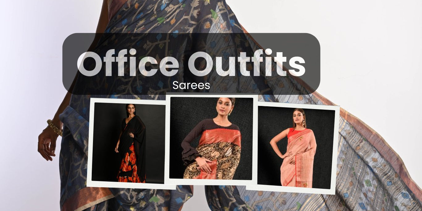 12 Best Office Wear Sarees for All Seasons - Anvi Couture