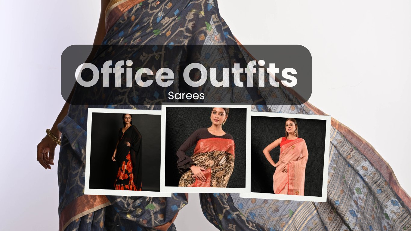 12 Best Office Wear Sarees for All Seasons - Anvi Couture