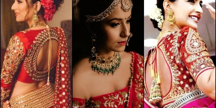 Bollywood Inspired Embroidered Blouse Design Ideas - Anvi Couture