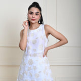 White kurta set